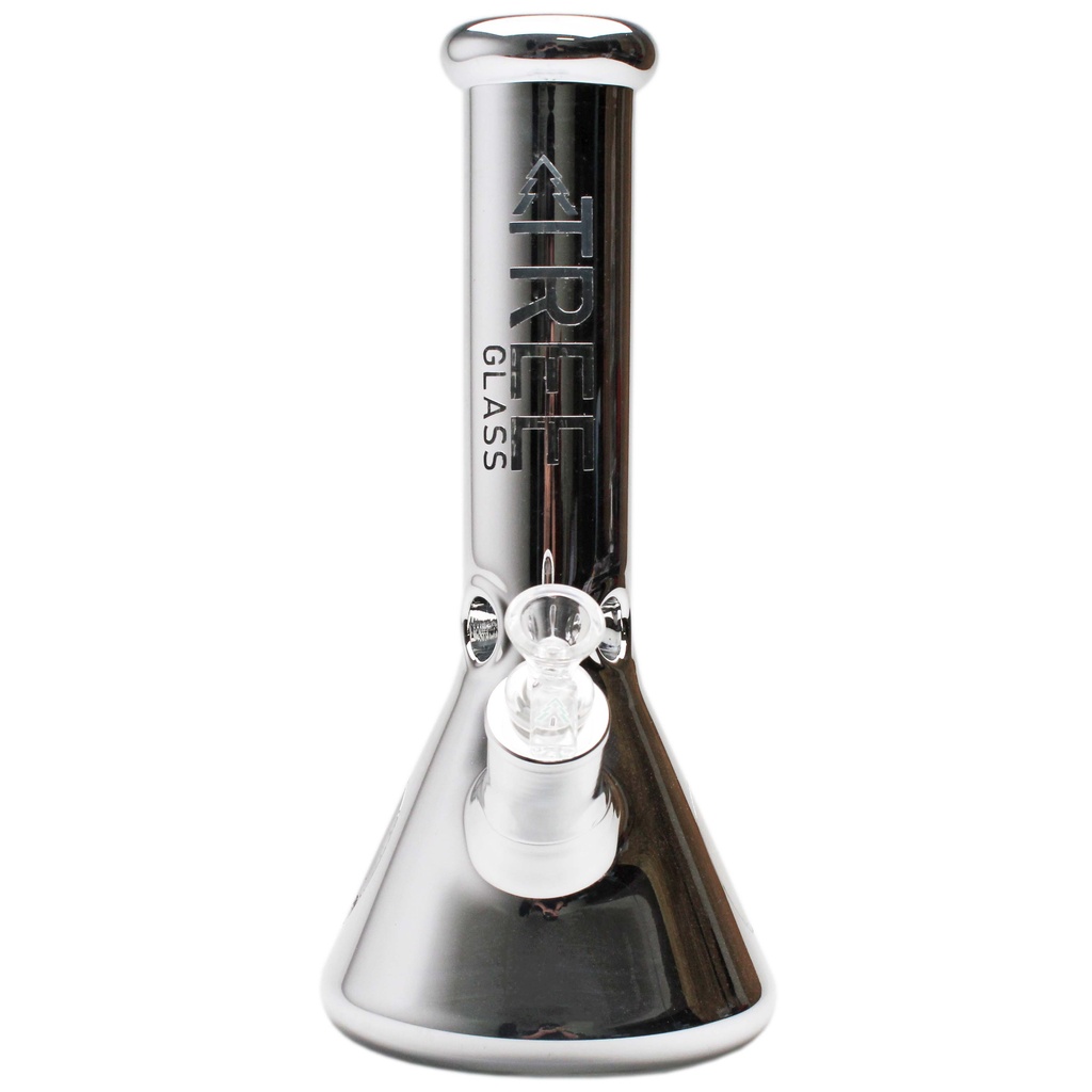 Glass Bong Tree Glass 12" 7mm Beaker Platinum Maq